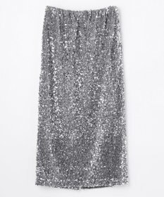 NAVE 【Nave・洗える】スパンコール スカート