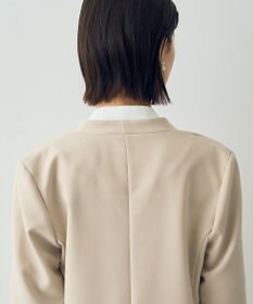 YECCA VECCA ストレッチノーカラージャケット