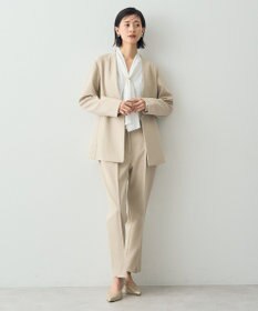 YECCA VECCA ストレッチノーカラージャケット