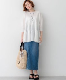 23区 23区DENIM Iライン デニムスカート