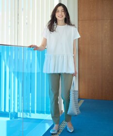 ANY L 【新色追加/洗濯機可/UVカット/ウエストゴム/ストレッチ】7daysデイリーパンツ