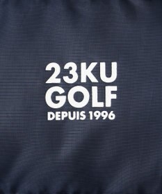 23区GOLF 【MEN】無地×チェック リバーシブル ダウンベスト