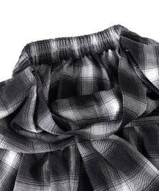 WEGO チェックシャツラップスカート