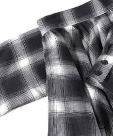 WEGO チェックシャツラップスカート