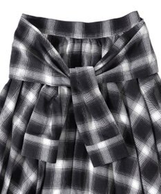 WEGO チェックシャツラップスカート