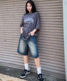 WEGO 【接触冷感/ユニセックス着用ITEM】カレッジロゴグラフィックT（SS）