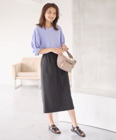 ANY L 【セットアップ可能/UVケア/接触冷感/ストレッチ】イージーケアタイトスカート