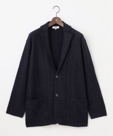 JOSEPH ABBOUD 【キングサイズ・軽量/イージーケア】 KARL KARL×モール使用　軽量ニットジャケット