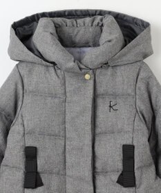 組曲 KIDS 【150-170cm】ウールライク ダウンコート