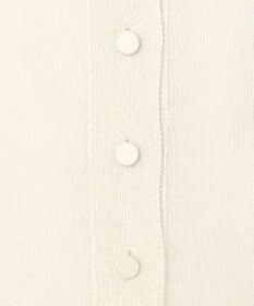 BEIGE， MOISE / シアーニット　5分袖カーディガン