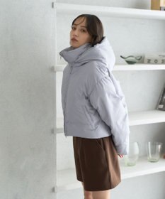 earth music&ecology 2wayパファー ショートブルゾン