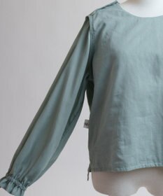 muuc 【手刺繍のような刺繍が美しい】ハイドランジア ブラウス