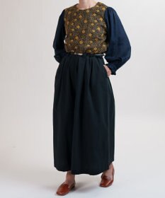 muuc 【手刺繍のような刺繍が美しい】ハイドランジア ブラウス