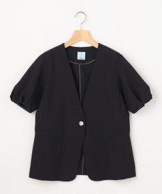 組曲 【WEB限定】エアフロードライクロス タックパフスリーブ ジャケット