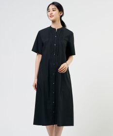 J.PRESS LADIES S 【一枚で着映え】ライトタフタ タックプリーツ ワンピース