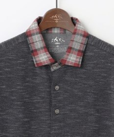 JOSEPH ABBOUD MOUNTAIN 【オーガニックコットン/JAPANファブリック】 スラブカノコ アウトドアポロ