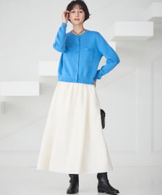 23区 L 【滝沢眞規子さん着用】コットンカシミヤ ポケット カーディガン