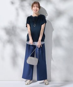 ANY 【新色追加/14色展開】アクリルガーターフレンチスリーブニット