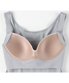 WACOAL カップ付きインナー 【ハグするブラトップ】 肌にとけこむフィット感 バストの立体感をキープ 洗濯機洗い(ネット使用)可能 レディース CLB759 /ワコール