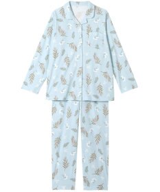 Wing パジャマ 長袖 長ズボン 綿100％ スムース素材 レディース EP5065 ウイング／ワコール