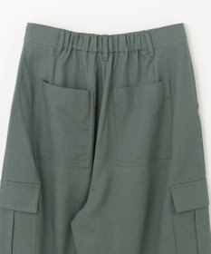 ANY 【ウエストゴム】清涼リネンカーゴパンツ
