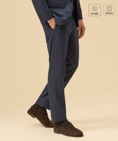 J.PRESS MEN 夏に嬉しい6つの高機能【J.PRESS-POOL WOOL】【セットアップ対応】ジャージーセットアップ スラックス ネイビー系9