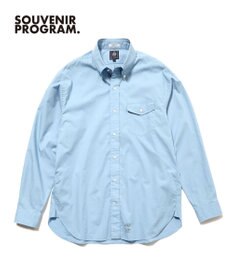 J.PRESS MEN 【J.PRESS ORIGINALS】【UNISEX】Cotton Broad Cloth B.D. Shirt / Baggy-Fit