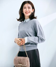 23区 フェイクファー ショルダーバッグ