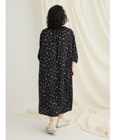 CRAFT STANDARD BOUTIQUE 柄ギャザーマキシワンピース