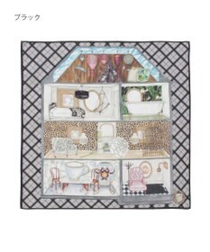 MOONBAT SWASH LONDON(スウォッシュロンドン） コットンハンカチーフ DOLLSHOUSE SURREALIST 52×52 日本製