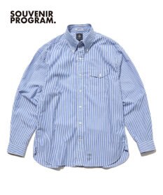 J.PRESS MEN 【J.PRESS ORIGINALS】【UNISEX】Cotton Broad Cloth B.D. Shirt / Baggy-Fit