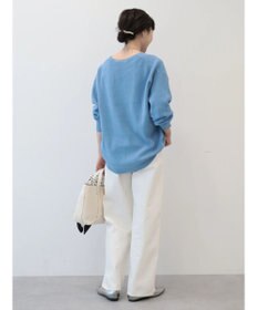 AMERICAN HOLIC Ｖネック片畦ニットプルオーバー