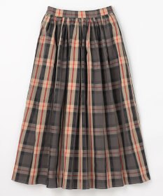 ANY 【ウエストゴム】ビックチェックタフタスカート