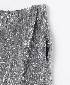 NAVE 【Nave・洗える】スパンコール スカート