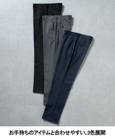 GOTAIRIKU 仕事で着られる 秋冬の綿パン【吸湿発熱/ストレッチ】ソフトサーモ ストレッチコットンパンツ