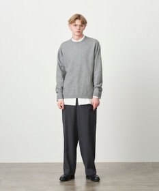 FINE WOOL MELTON | クルーネックセーター - UNISEX / ATON  