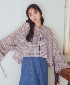 earth music&ecology ワッシャードロスト羽織りシャツ