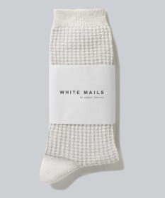 WHITE MAILS PAPER ジャガードソックス