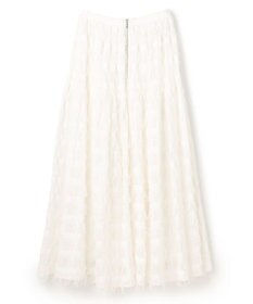 uncrave フリンジレース ティアードスカート