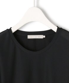 ICB L 【WEB限定・洗える】シアートリコット ペプラムカットソー