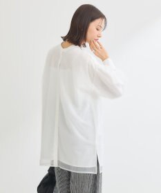 Green Parks ２Ｗａｙ　チュールドッキングシャツチュニック