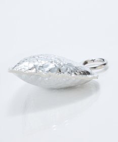 Phoebe ハートレザーバッグチャーム　シルバー