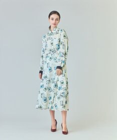 GRACE CONTINENTAL トランププリントブラウス