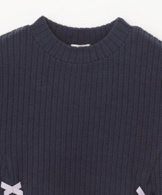 ANY KIDS 表起毛 レースアップ チュニック