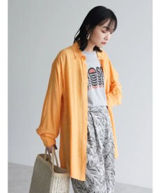 Green Parks ジャガードシアーシャツ