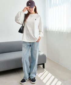 WEGO USPOLOだぼそでカラーロンT