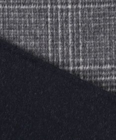 J.PRESS LADIES L 【リバーシブル】ウールナイロン リバー チェック ミドル コート