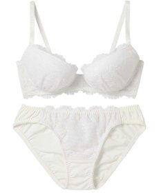 AMPHI ブラジャー ショーツセット まる胸メイク 推し活・推し事応援 Aカップあり 【ブラショーツセット】 上下セット ブラ BBJ201 アンフィ／ワコール