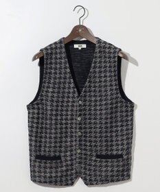 JOSEPH ABBOUD 【イタリア糸使用/清涼感/軽い/洗える/サスティナブル】スラブギマ ニット ベスト