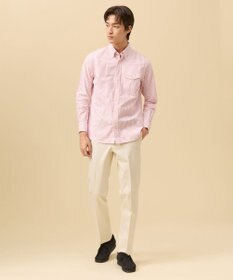 J.PRESS MEN 端正で快適【ストレッチ / オンオフ兼用】トリコチン ステムテーパード パンツ_26年モデル